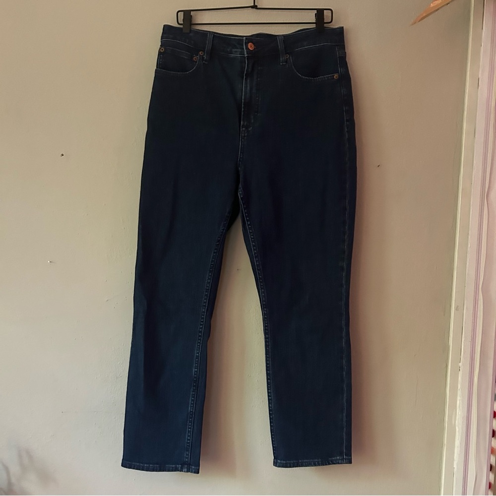 Gap Vintage Slim Sky High super dark blue jeans Size 32 / 14R